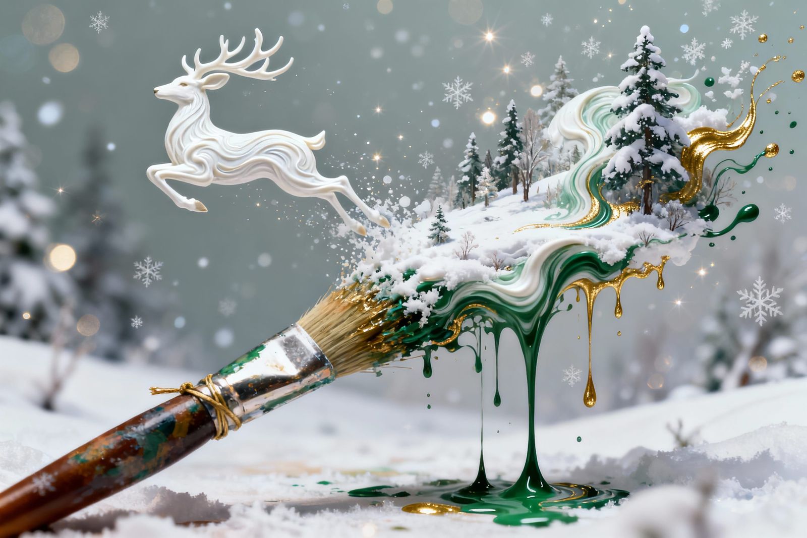 Snowy Winter Landscape