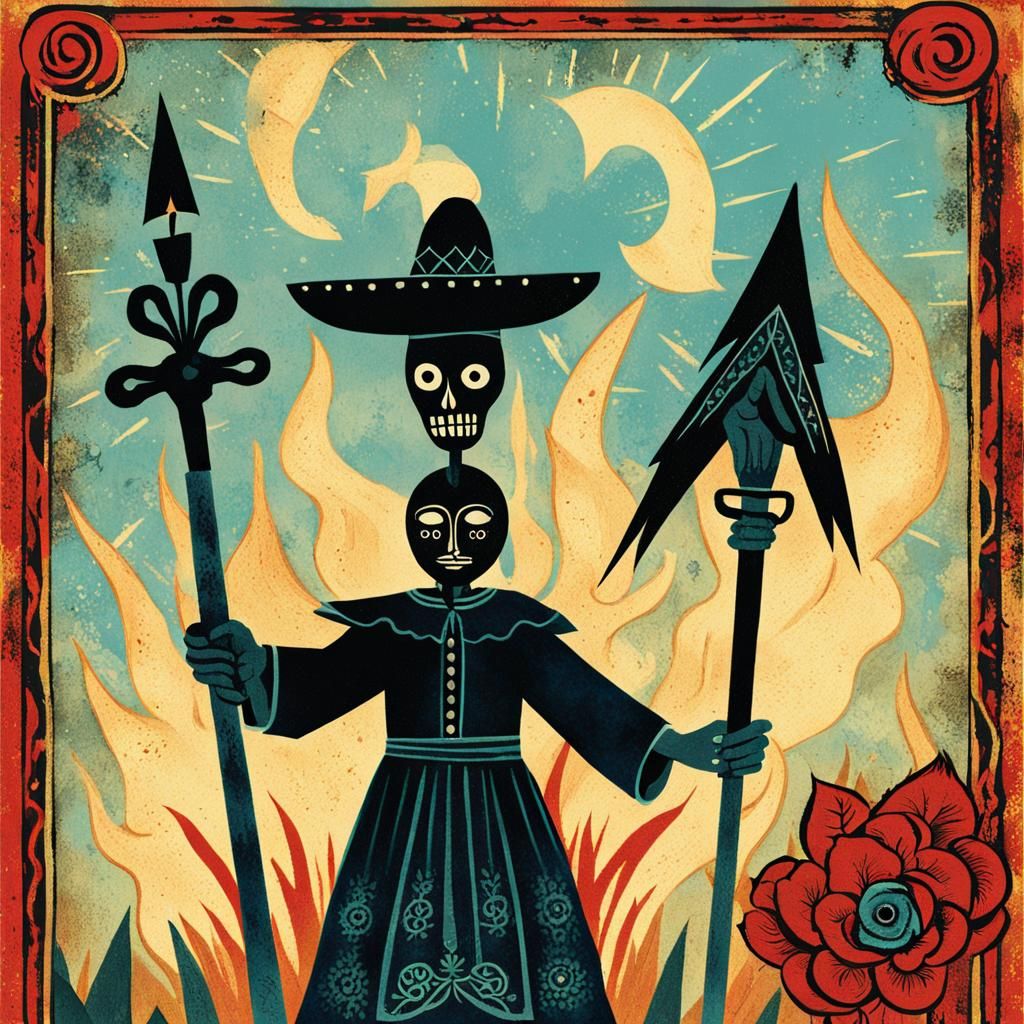 Spear of Destiny: Mexican Folk Art Close-Up