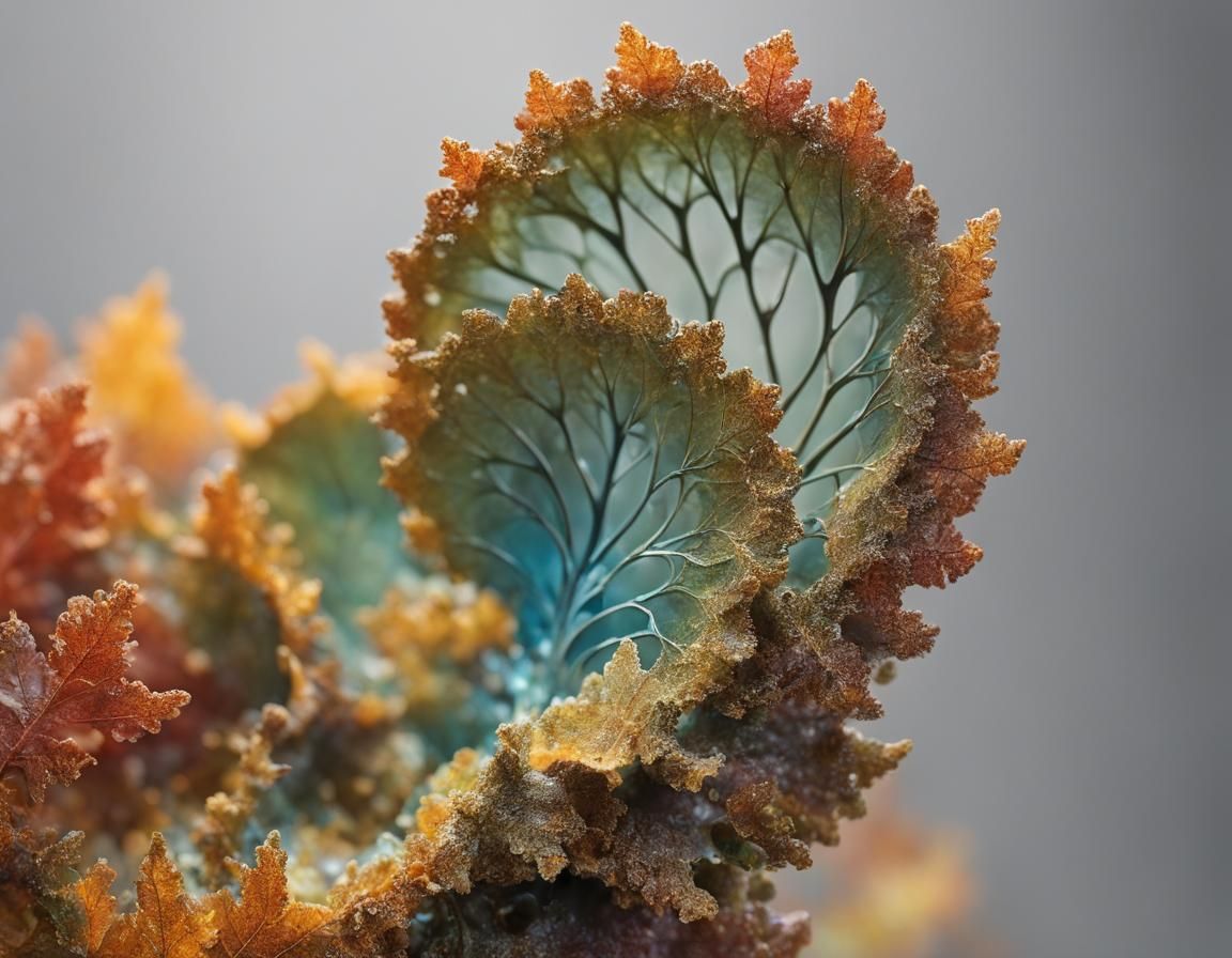 Abalone Leaf Trees: Colorful Sculptural Art