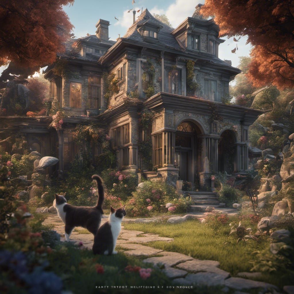 Our house is a very, very, very fine house
With two cats in the yard