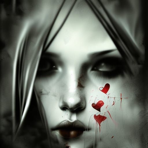 Abstract Heartbreak Inspired by Jarek Kubicki