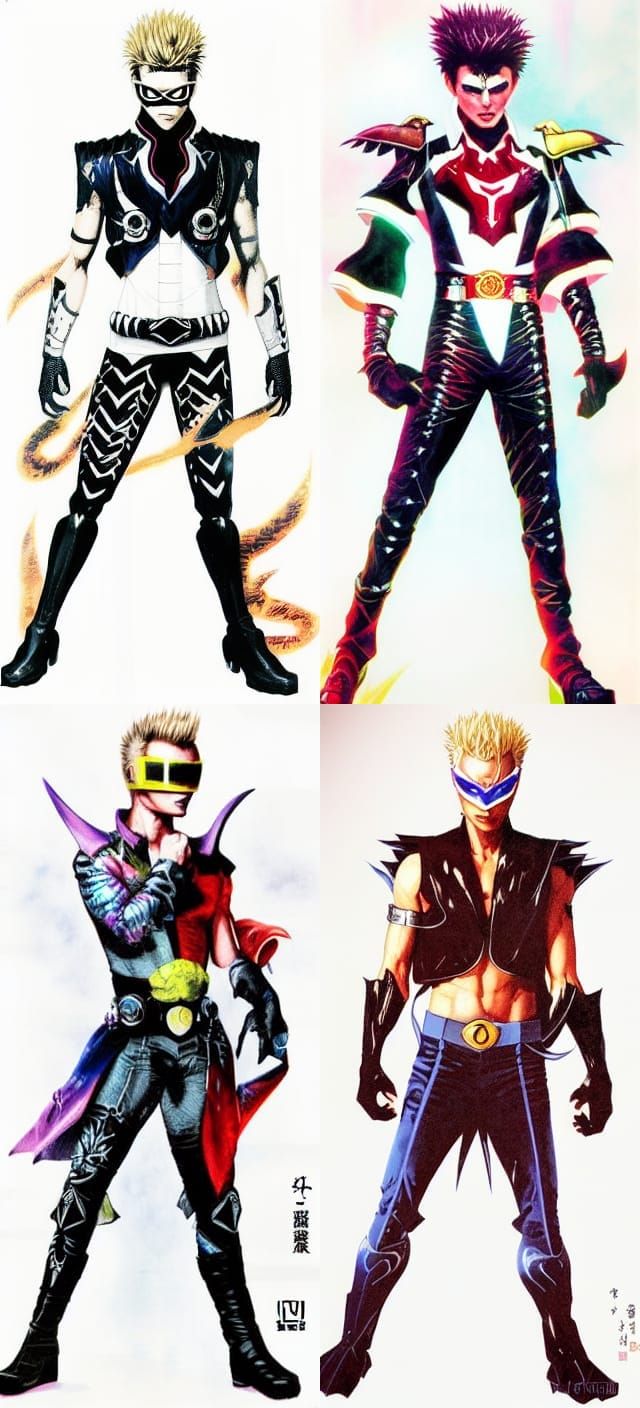 Super Sentai Villain Inspired by Japanese Illustration