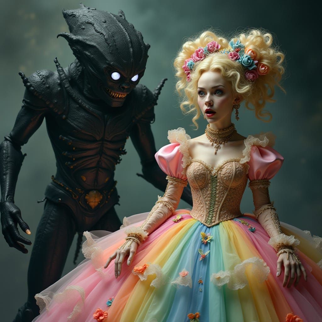 Princess Abducted in Dark Intergalactic UFO