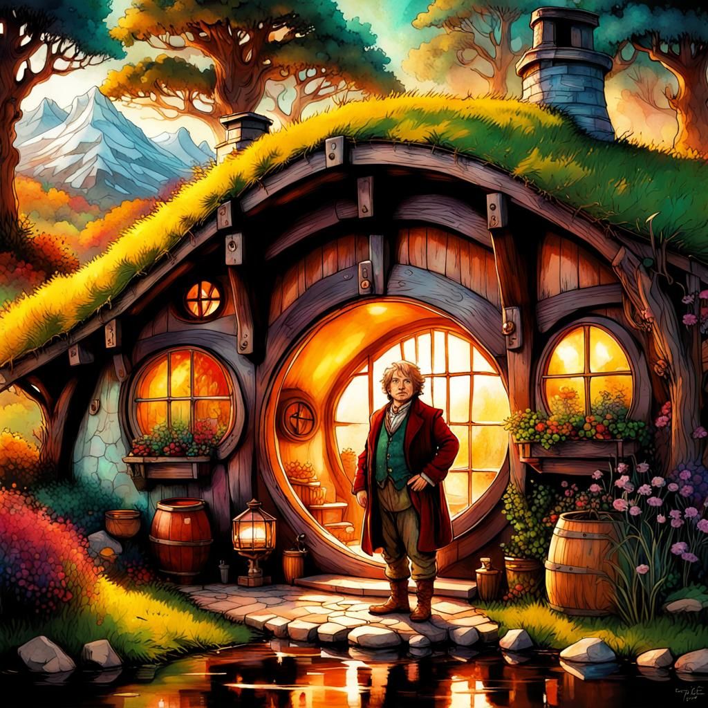 Bilbo Baggins in the Shire