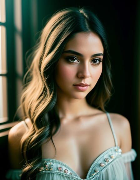 AI Image of a Brunette