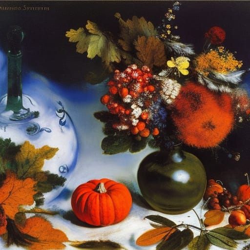 Four Seasons Landscape in Fauvist Style