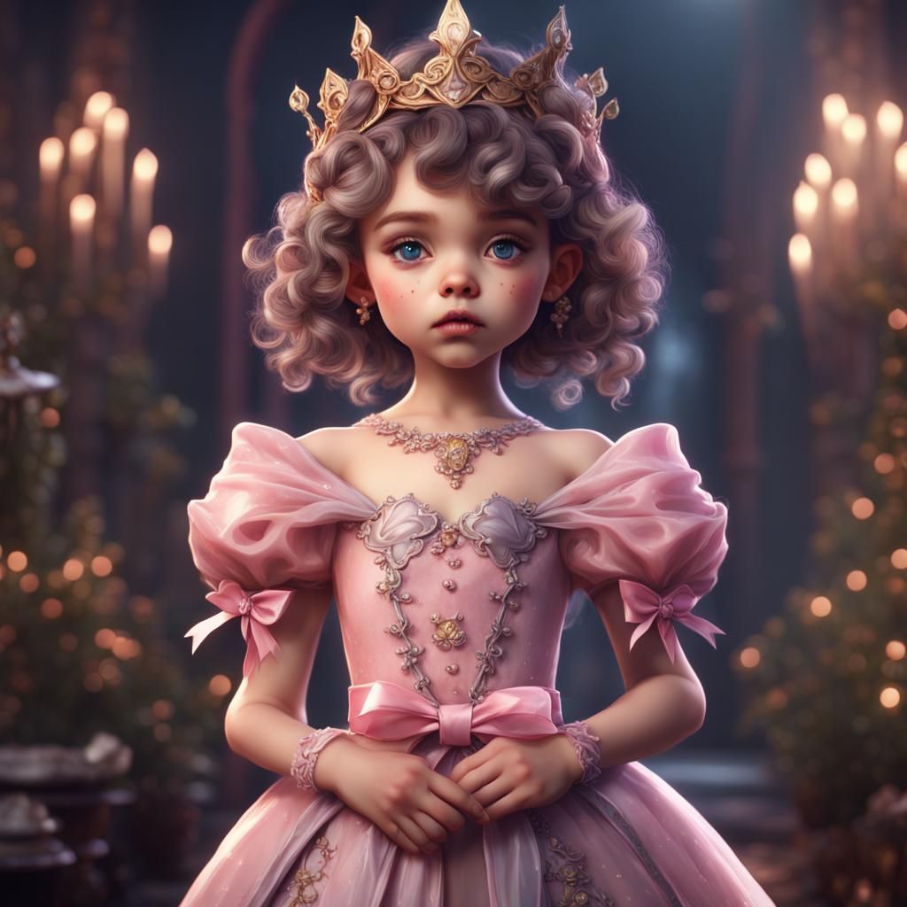 Boy Princess with Bows: Fantasy Concept Art