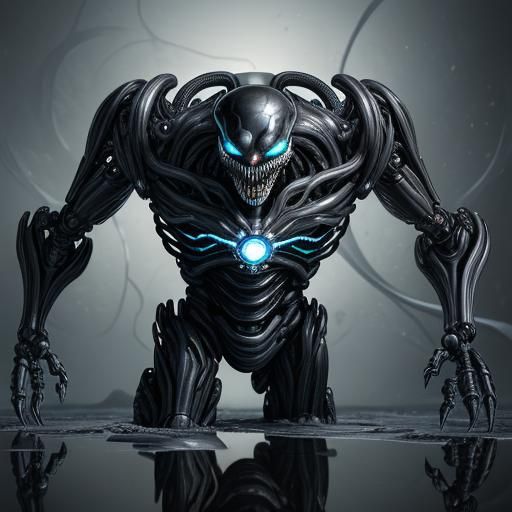 Liquid Metal Terminator: Biomechanical Horror Fusion