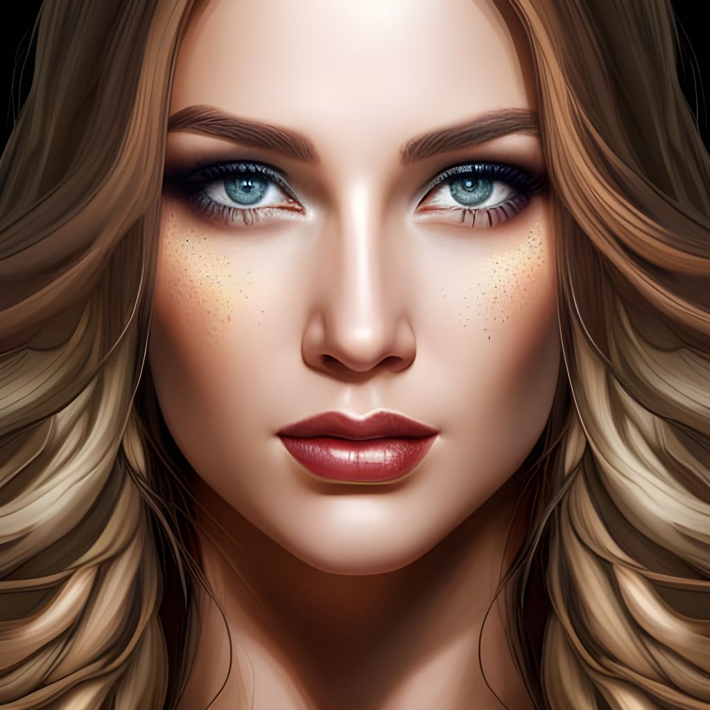 Hyperrealistic Portrait of Beautiful English Woman in 8K