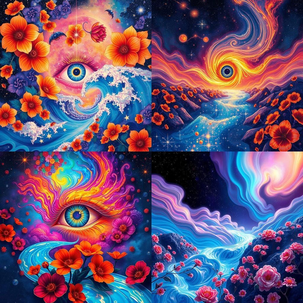 Celestial Dreamscape Unites Psychedelic Forces in Vibrant Co...