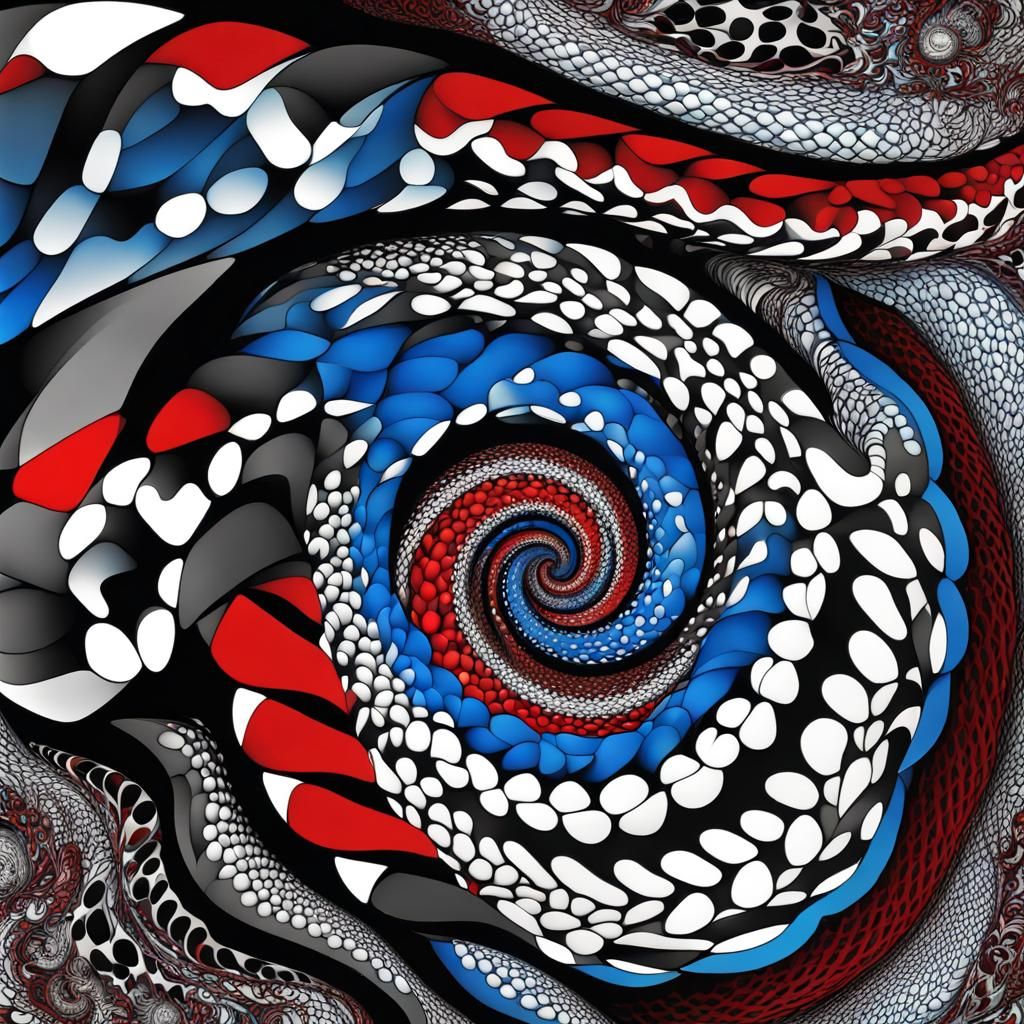 Incan Anaconda with Eagle and Jaguar Markings