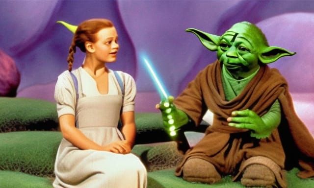 Yoda Teaches Dorothy in Oz: A Fantasy Crossover