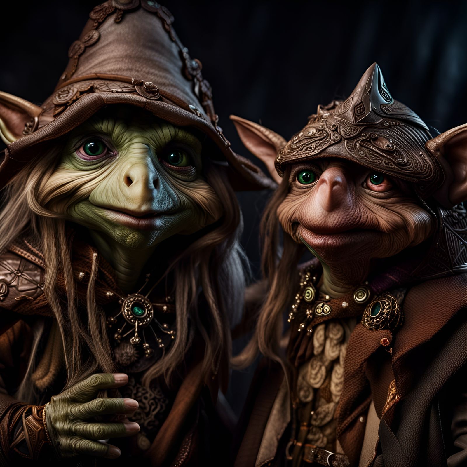 Puppets by Jim Henson, Friendly Gelflings from the Dark Crystal
