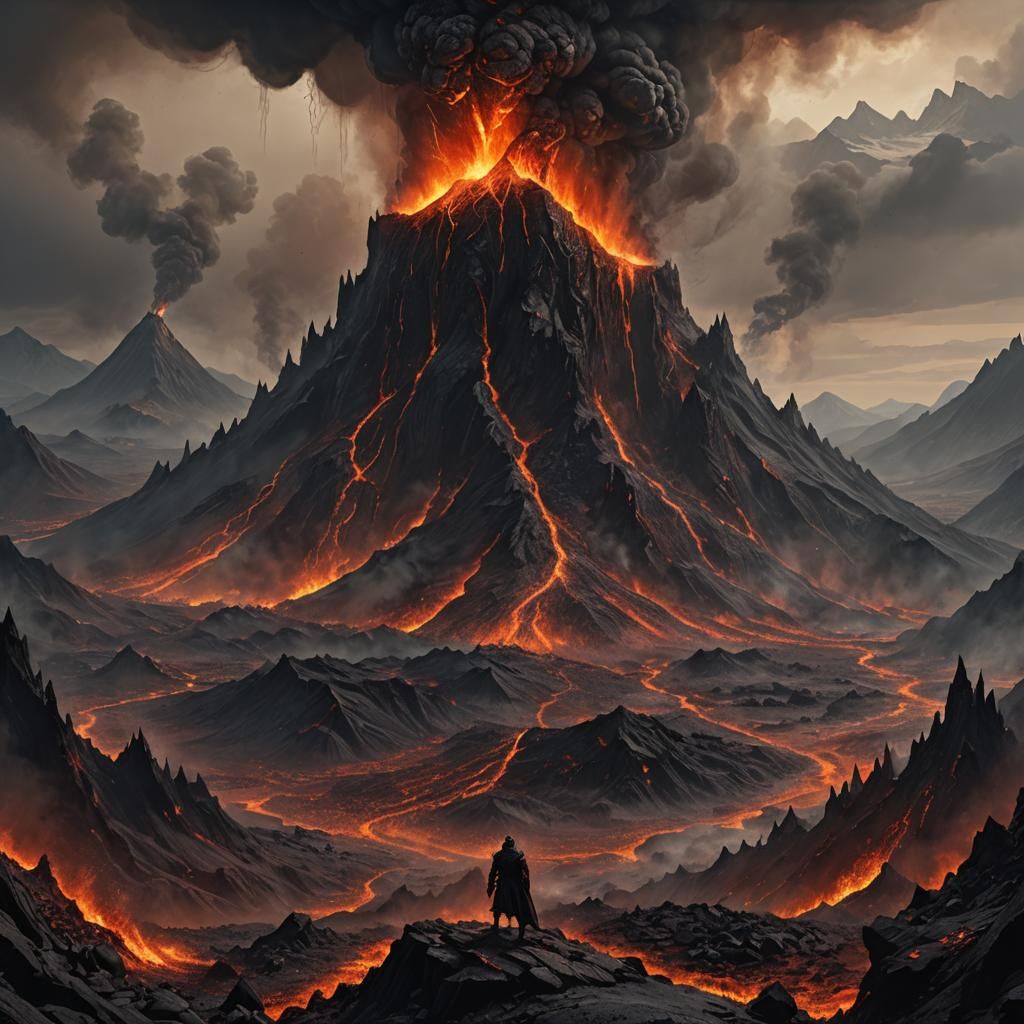 Dark Lord in Mordor: Fantasy Concept Art