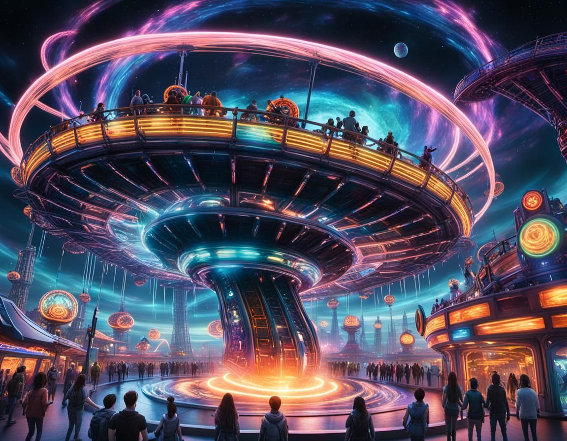 "Futuristic Extreme Theme Park", The Tilt Ta Twirl