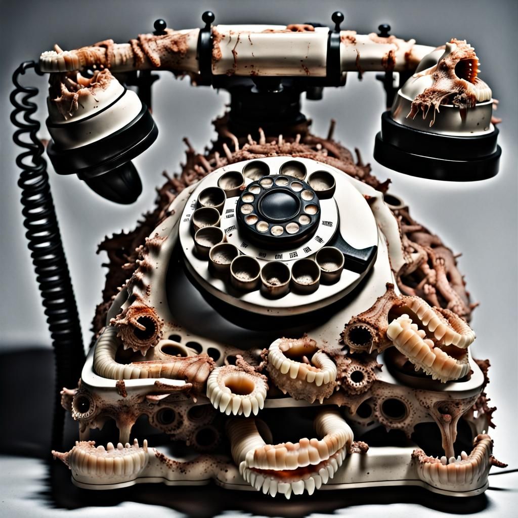 Grotesque Flesh Phone: A Horror Vision