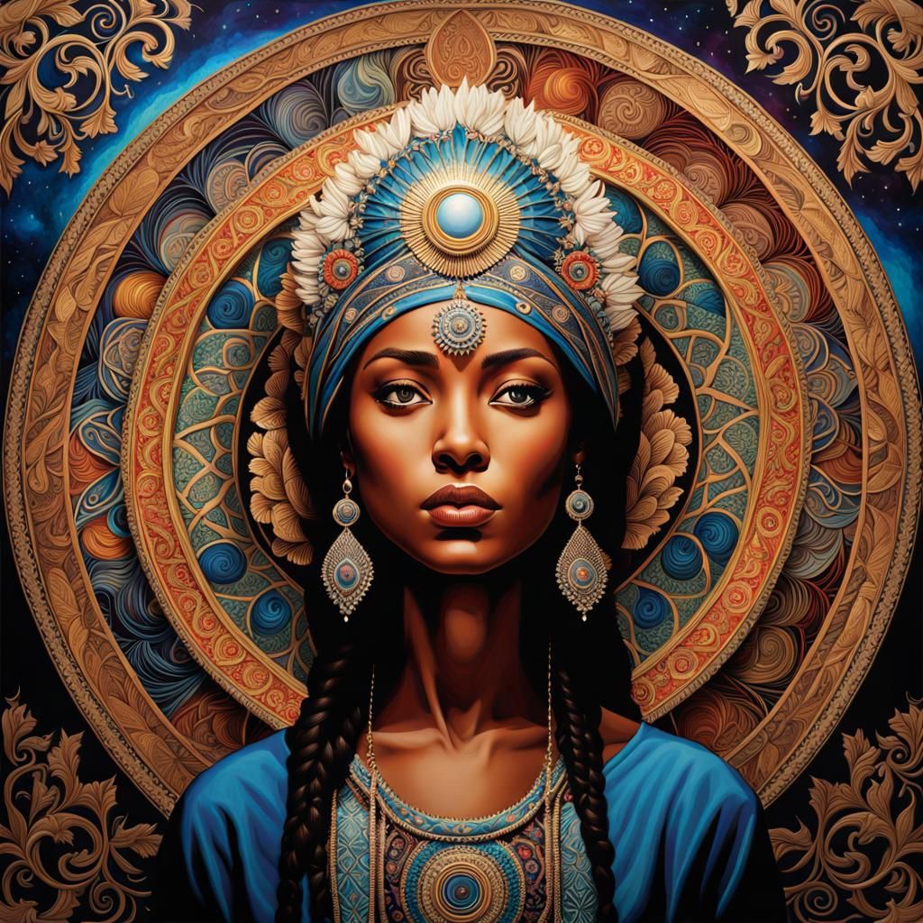 Dragonfly-Human Hybrid in Mycelium Network