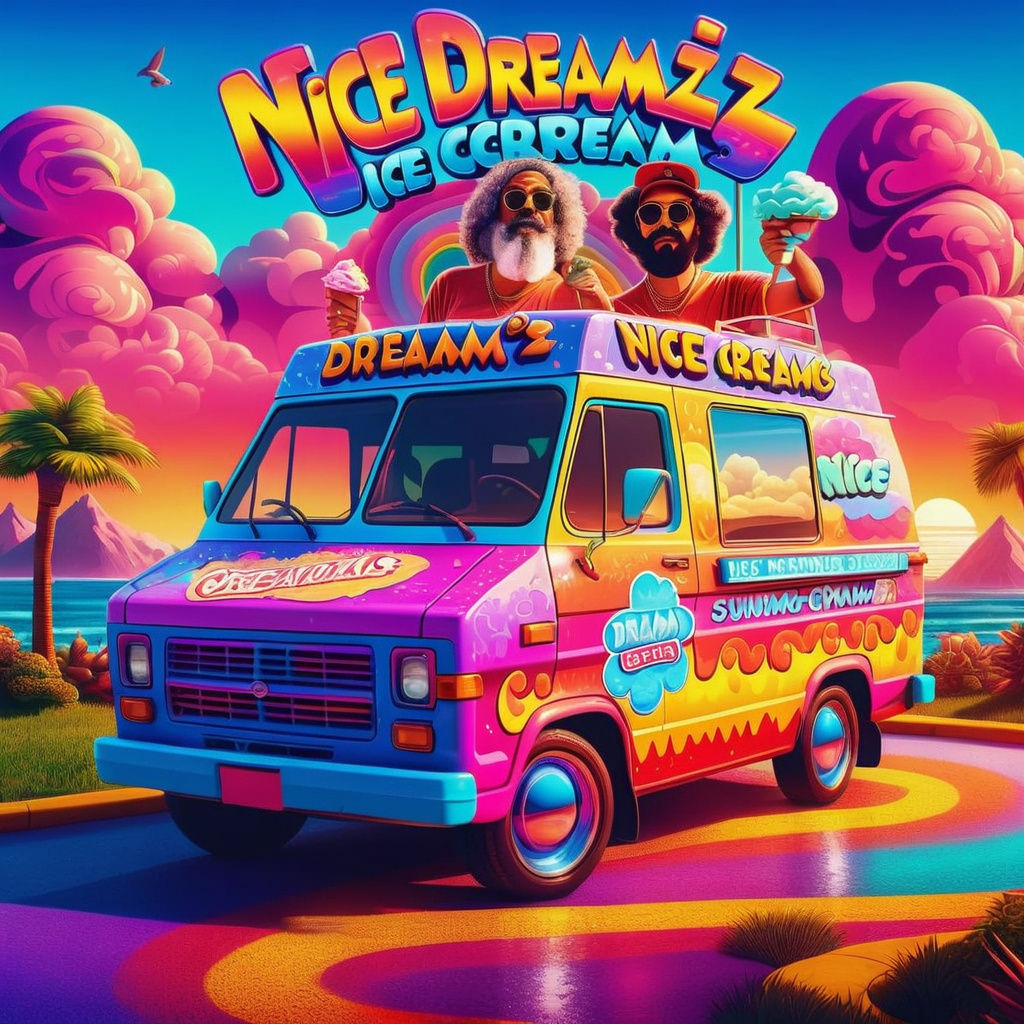 Cheech and Chong Inspired Ice Cream Van