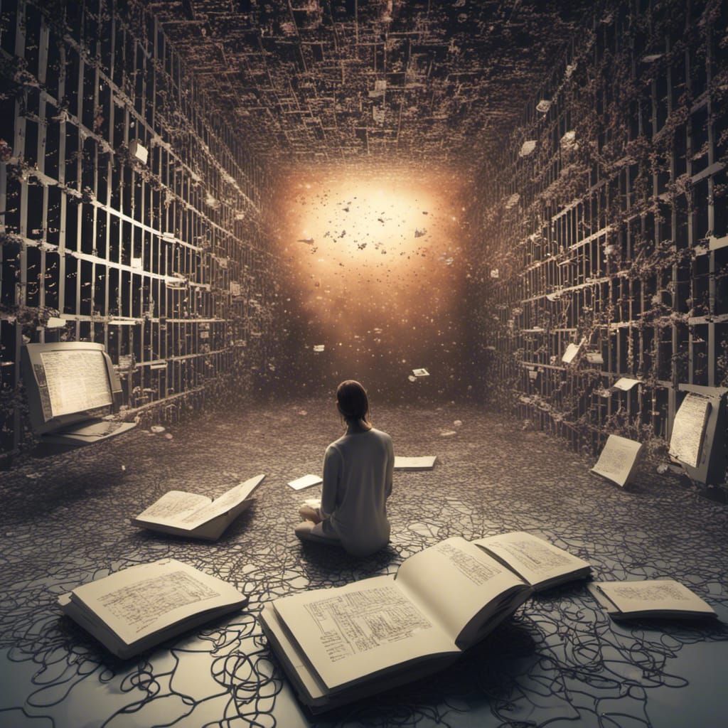 Digital Prison: Chaotic Data in a Cosmic Ocean