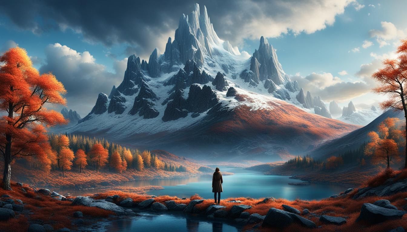 Creator at Edge of Fantasy World in 3D Animation