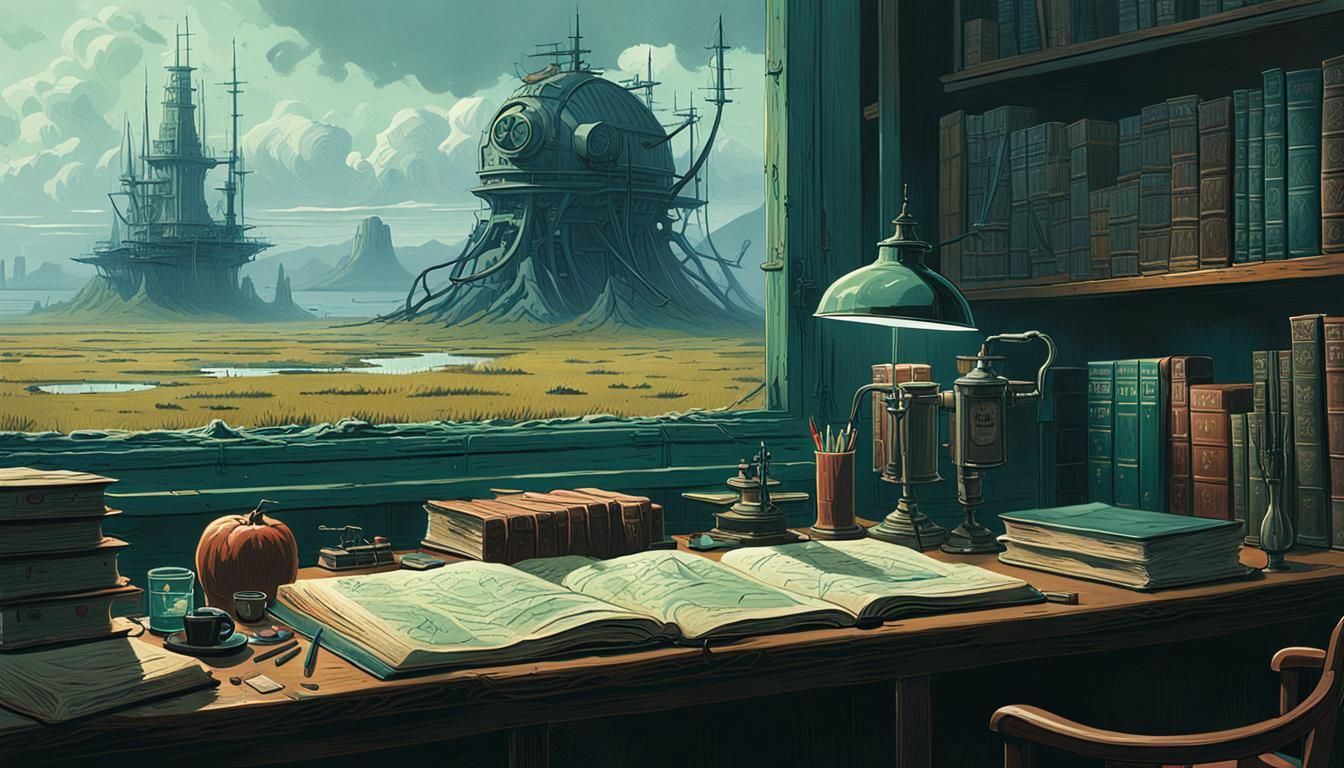 Fantastic Worlds Revealed in Ancient Tome