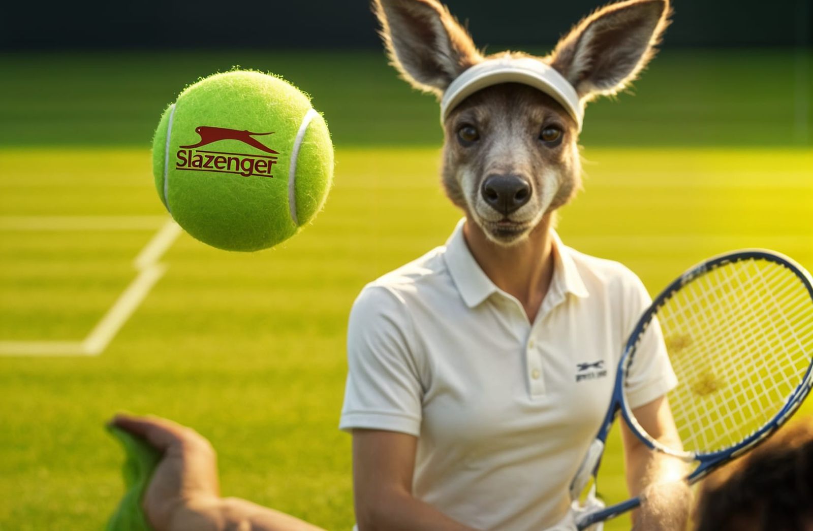 Tennis Kangaroo's Winning Shot at Wimbledon