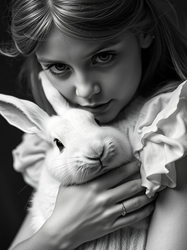 Alice and White Rabbit: Studio Harcourt Portrait