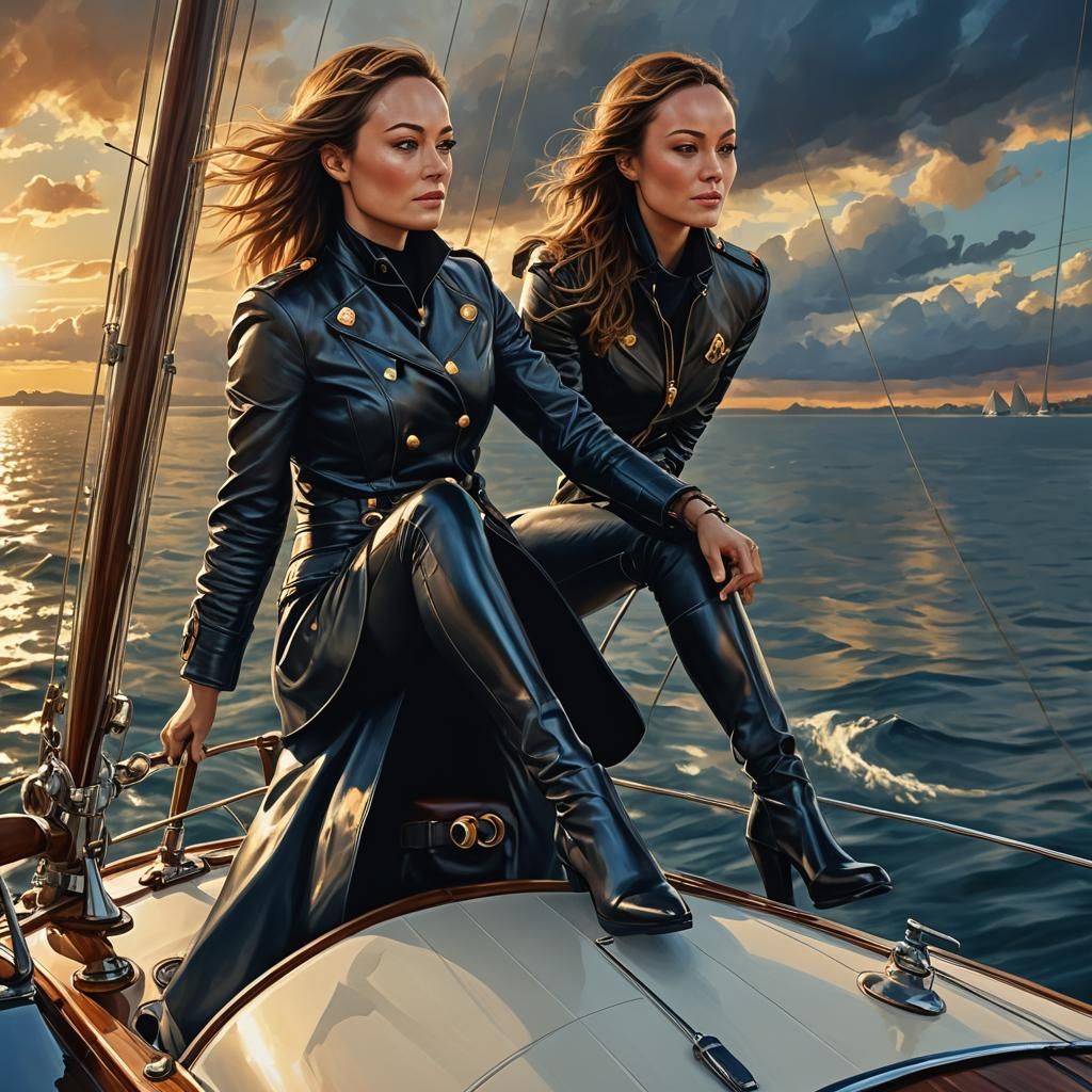 Olivia Wilde Steers Yacht: a Matte Painting