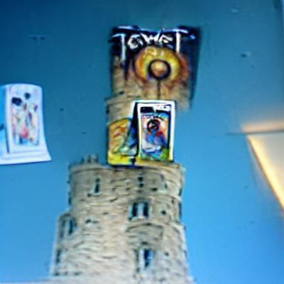 The tower tarot card there were two on that