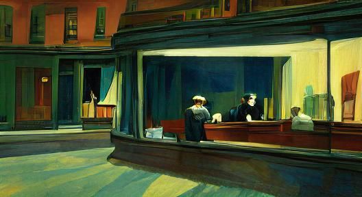 Evocative Scene in Style of American Realism