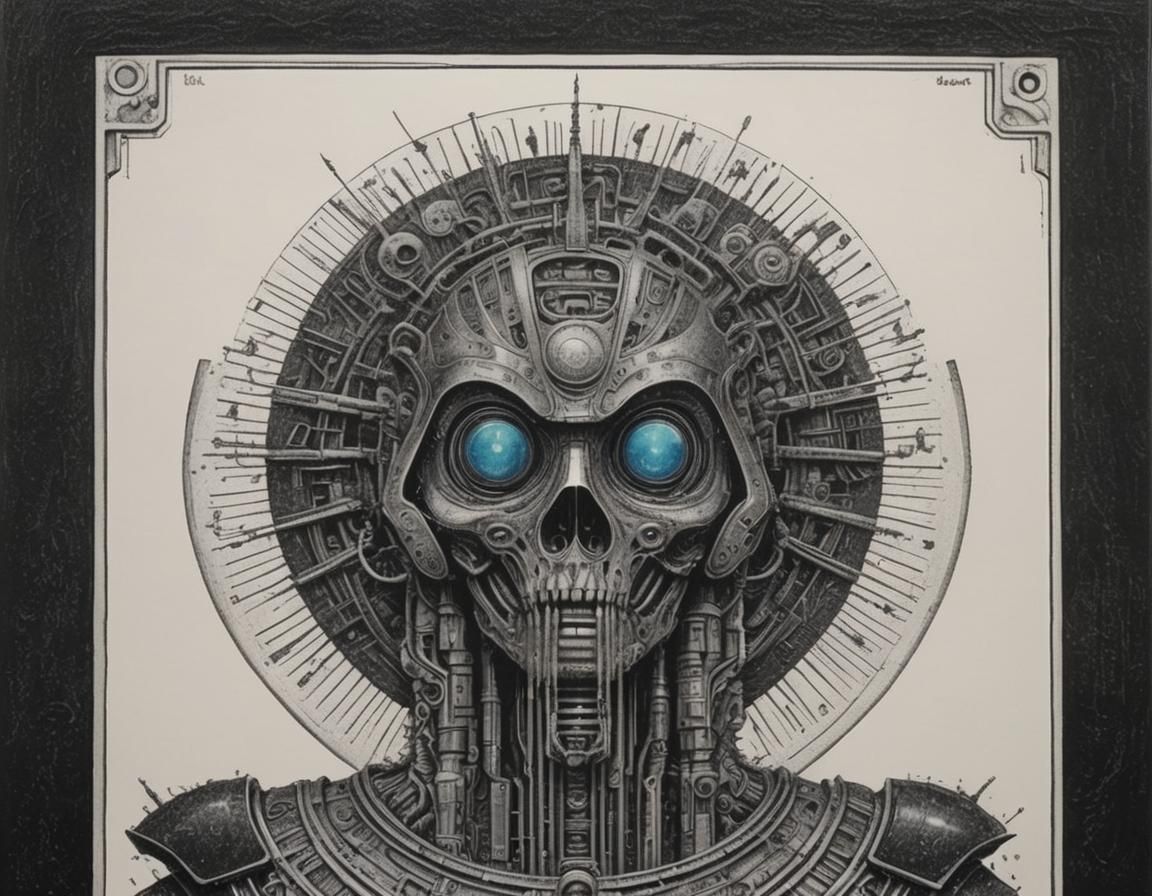 Surreal Disco Lock in Art Deco Style