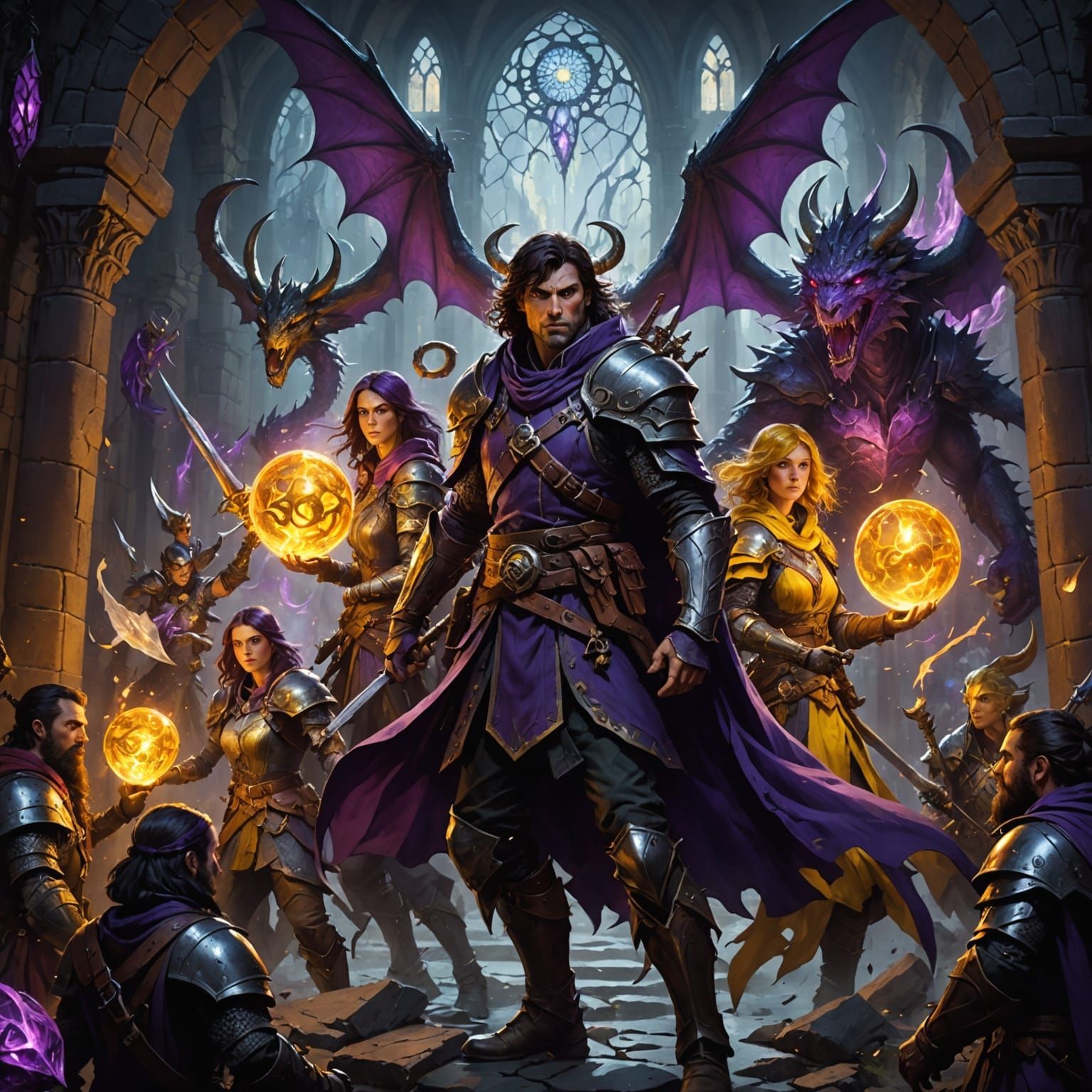 Epic Dark Fantasy Art in Masterpiece Style