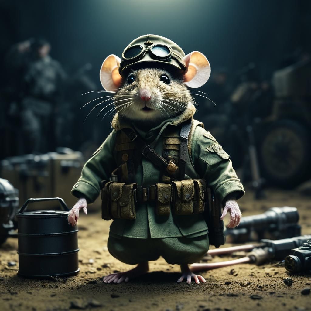 Mouse Soldier: Cinematic Film Still