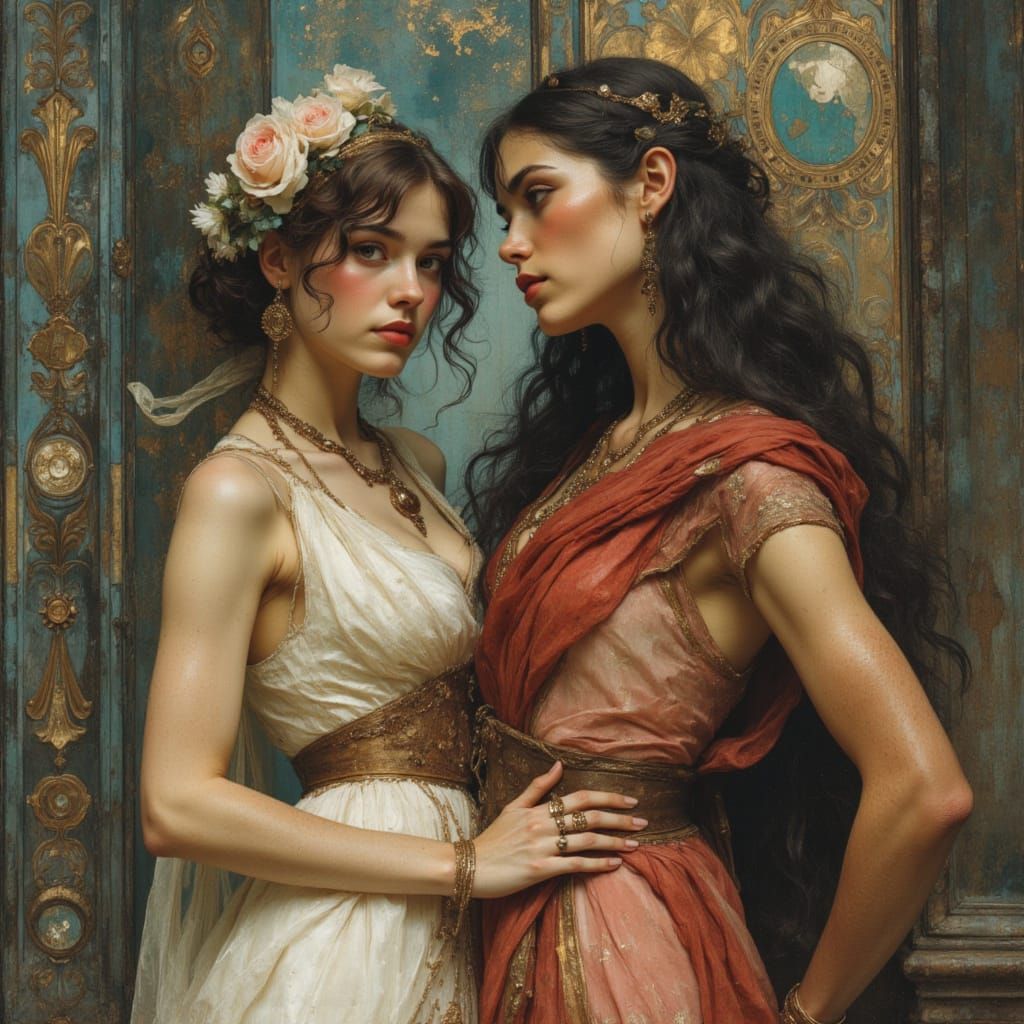 Abstract Neurographic Art Exploring Hesitation and Connectio...