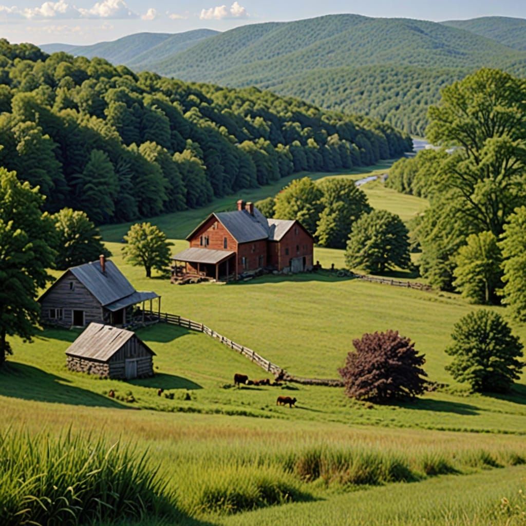 Whispering Woods of Rural New York in Autumn