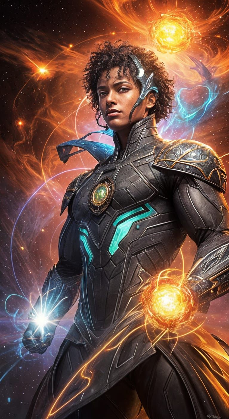 North African Superhero Commands Cosmic Energy