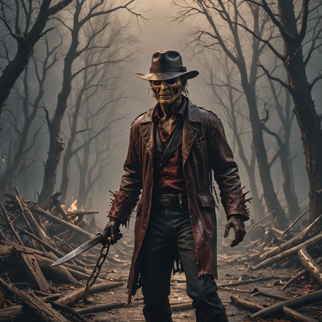 Freddy Krueger: Detailed Matte Painting