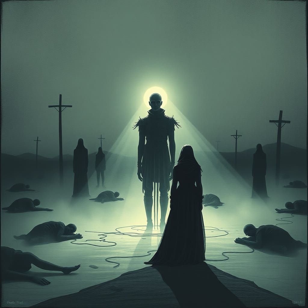 The sleepers stir, a mumbled sound,
From troubled dreams on ...