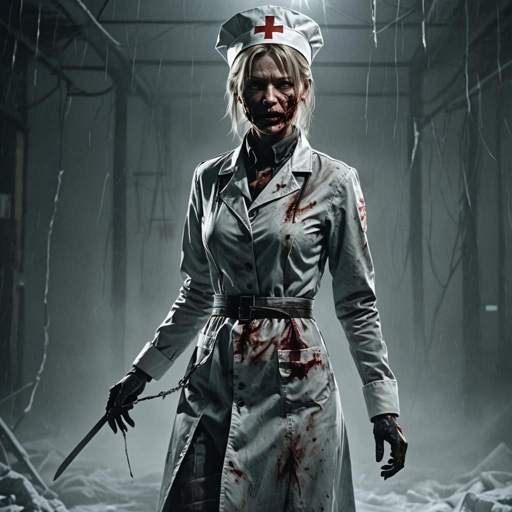 Terrifying Dark Fantasy: Evil Nurse from Silent Hill