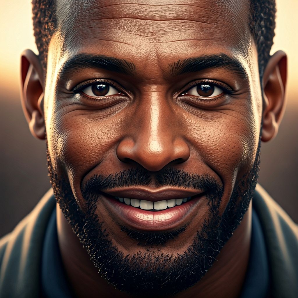 Hyperrealistic Portrait of an Attractive Man