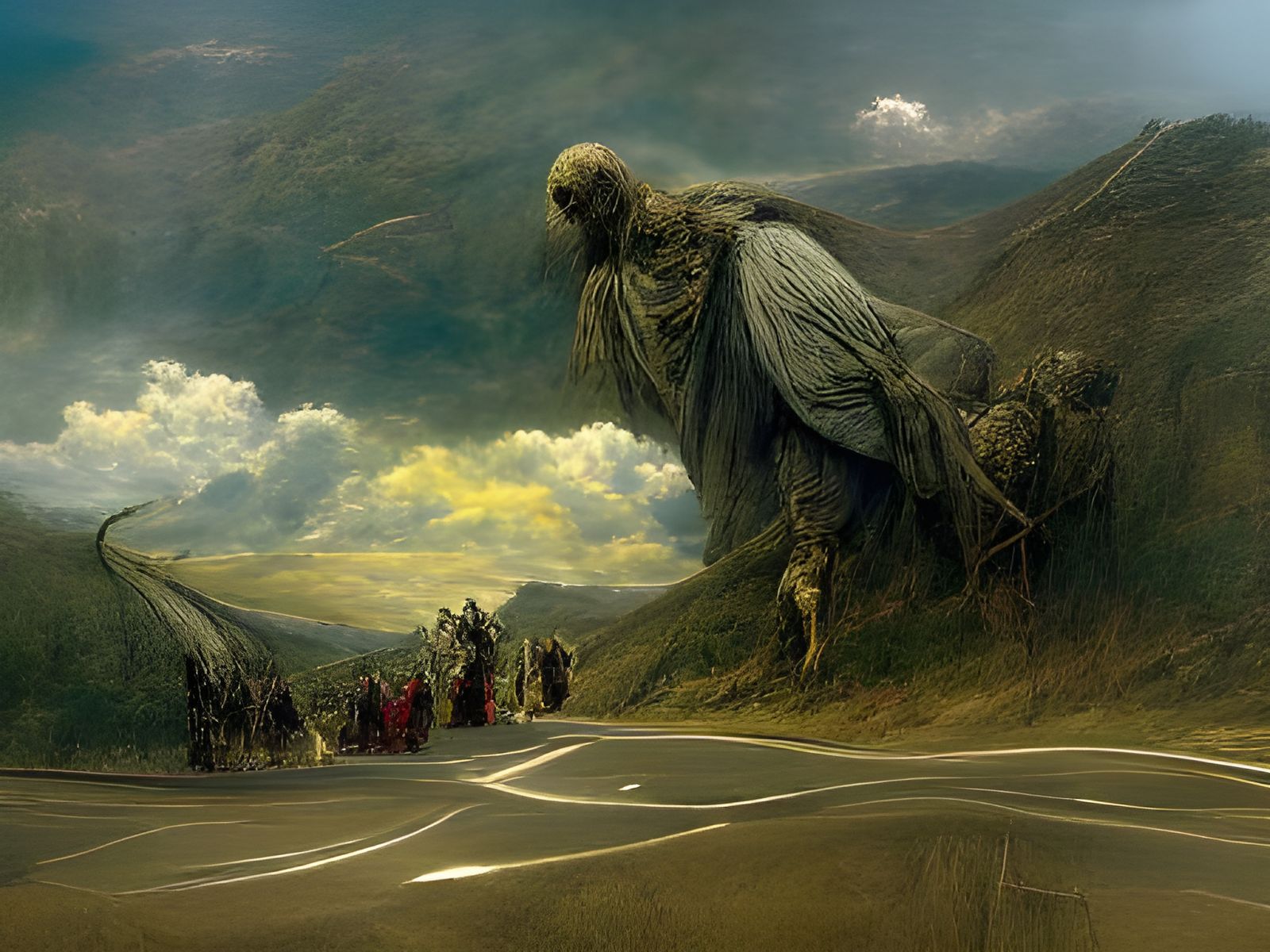 Life's Journey: A Highway Inspired by Doré