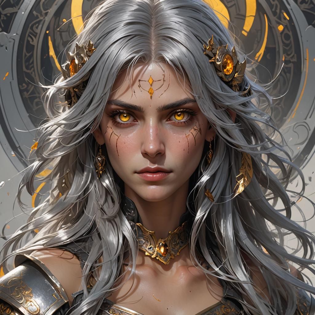 Illyrian Warrior Portrait in Digital Art Style