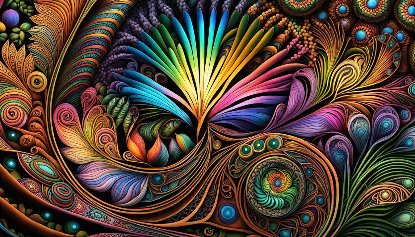 Tasmanian Devil Portrait with Celtic Designs