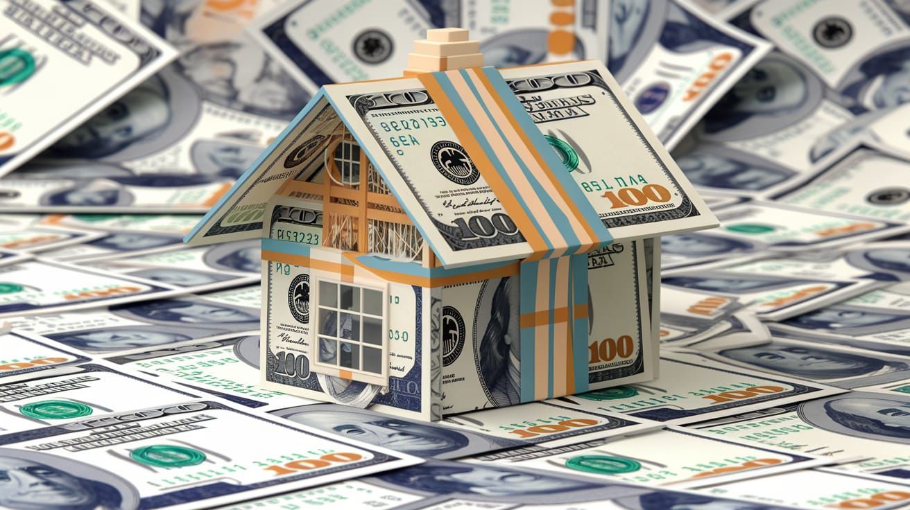 House Built Entirely from Paper Money