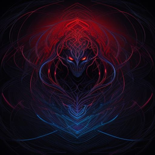 Ethereal Code Entity Unfolds in Fractal Patterns