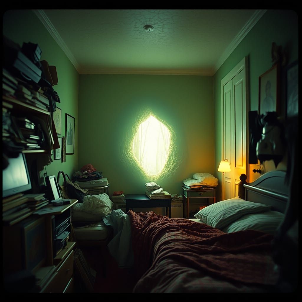 Mythical Forest Portal in a Bedroom, Cinematic Film