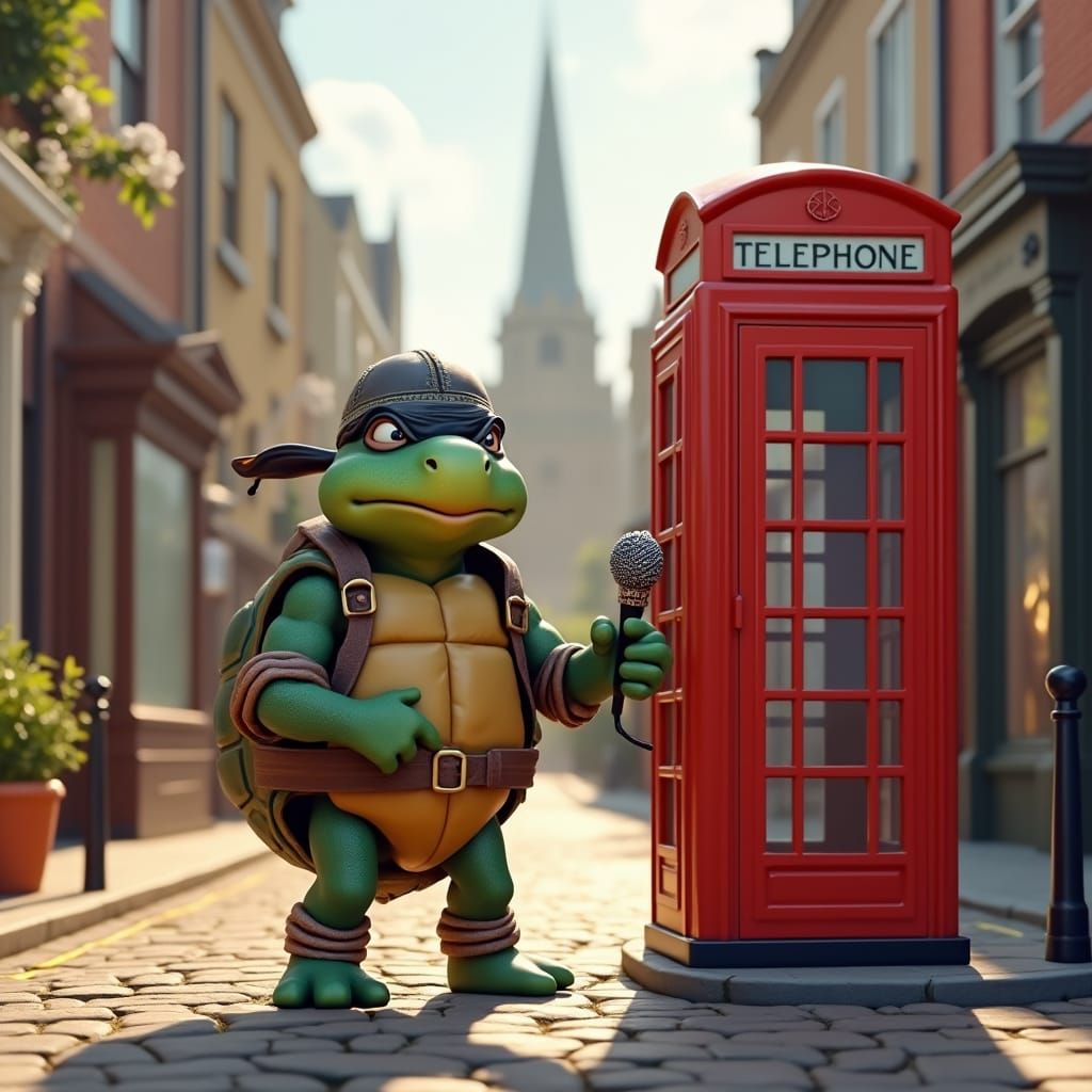 Turtle Rapper in Charming British Village