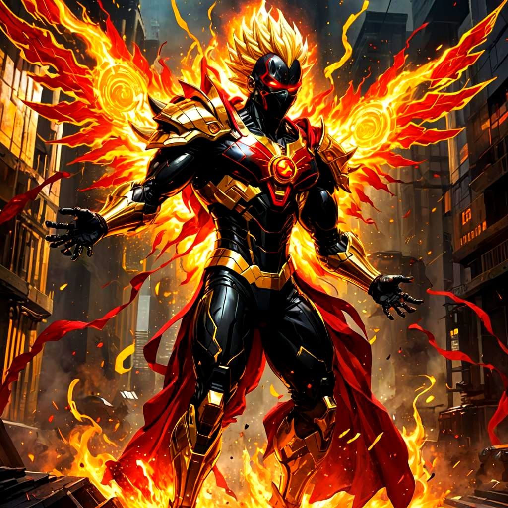 Cybernetic Supervillain Transforms in Detailed Matte Paintin...