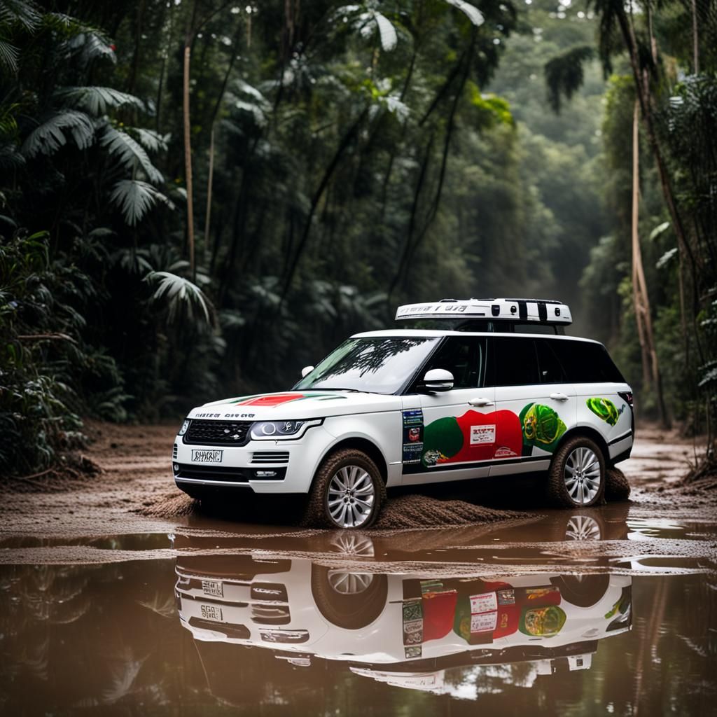 Range Rover Rally in Amazon Jungle