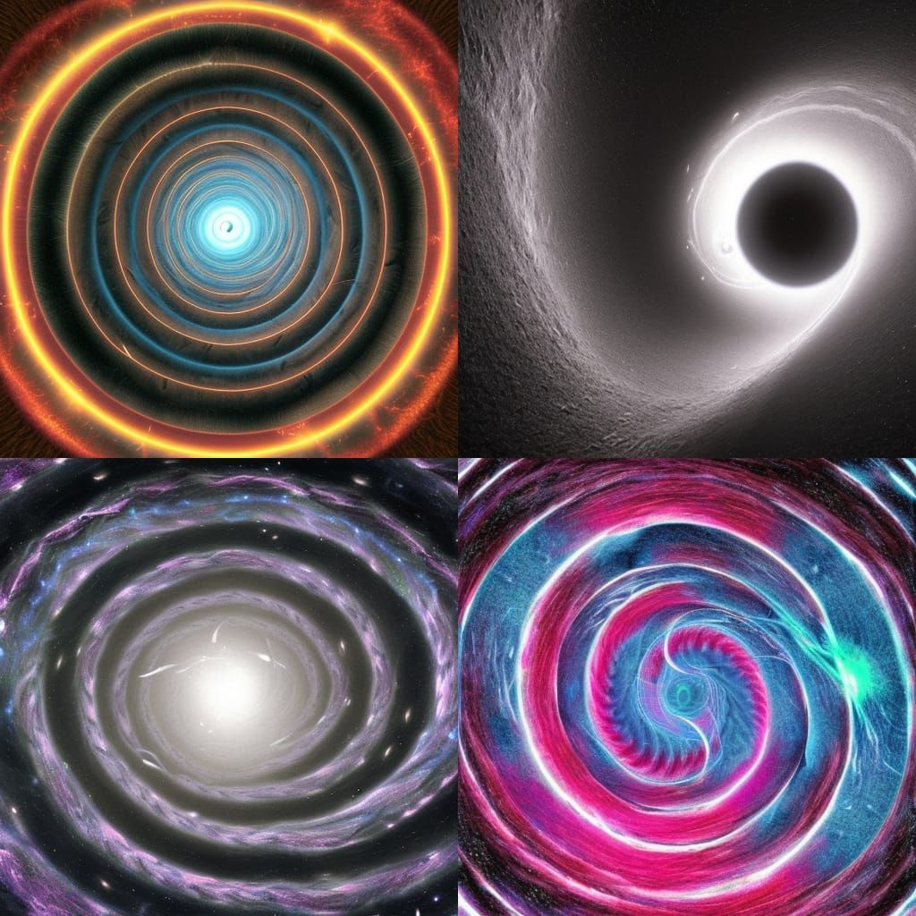 Surreal Nightmare Wormhole Illusion